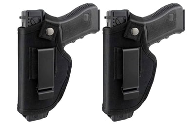 AIKATE 2 Pack Universal Concealed Carry Holster Inside or Outside The Waistband IWB - $11.99 (Free S/H over $25)