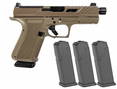 Shadow Systems MR920 Elite 9mm FDE Optics Ready +3 Glock 15 rd Mags - $989 (Free S/H on Firearms)