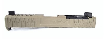 ZEV Enhanced SOCOM Glock 17 compatible Absolute Co-Witness Slide with RMR Cover Plate Flat Dark Earth - $629.00 