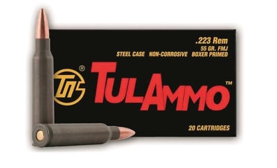 TulAmmo .223 Rem Zinc Jacket 55 Grain 260 Rounds - $65.99 after code "SG4333" (Buyer’s Club price shown - all club orders over $49 ship FREE)
