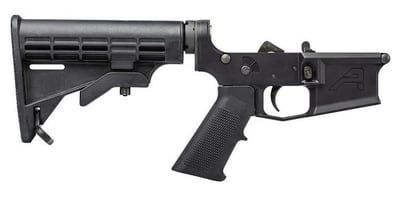 Aero Precision M4E1 Complete Lower Receiver w/ A2 Grip and M4 Stock Anodized Black - $189.99