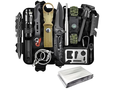 Survival Gear and Equipment 13 in 1 Emergency - $25.49 (Free S/H over $25)