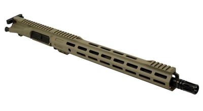 Complete 16" 5.56 Carbine Upper Receiver FDE 15" M-LOK BCG & CH - $252.76 after Code: BUILDUP20 