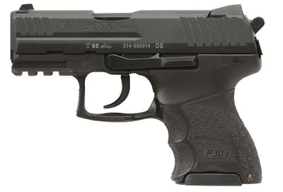 H&K P30SK V3 Sub Compact SA/DA 9mm 3.27" 10+1 13+1 2 Mags - $614.52 (Free S/H on Firearms)
