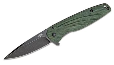 Ontario Knife Company OKC Shikra Folder 3.2 in Micarta Titanium Handle Green - $28.66 (Free S/H over $25)