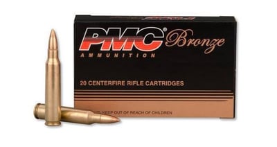 PMC 223A Bronze 223 Rem 55 gr Full Metal Jacket Boat Tail (FMJBT) 20 Bx - $7.99 (Free S/H on Firearms)
