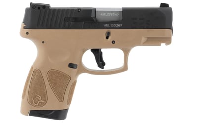 Taurus G2S Compact 9mm 3.2" Barrel 7 Rnd TAN - $199.99 