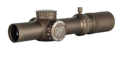 Nightforce ATACR F1 34mm Tube 1-8x 24mm 1/10 Mil-Radian Adjustment Daylight Illumination Integrated Power Throw Lever FC-DMX Reticle Dark Earth - $2900 + Free Shipping
