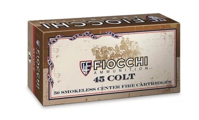 Fiocchi Cowboy Action .45 LC 250-Gr. LRNFP 50Rnd - $48.44 (Buyer’s Club price shown - all club orders over $49 ship FREE)