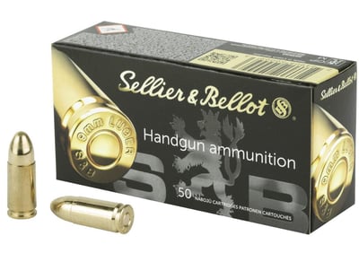 Sellier & Bellot Pistol 9mm 124 Grain Full Metal Jacket 1000 Rnd - $245 (Free S/H)