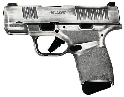 Springfield Hellcat 3"" Micro Compact OSP 9mm 2 Mags Optics Ready Distressed White - $585.99 