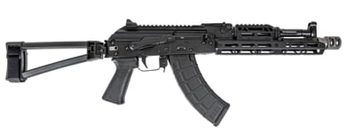 PSA AK-104 Triangle Side Folding Pistol With JL Billet Rail, Picatinny Railed Dust Cover, TDI ERG GRIP, AND SA-2 Muzzle Brake - $1199.99