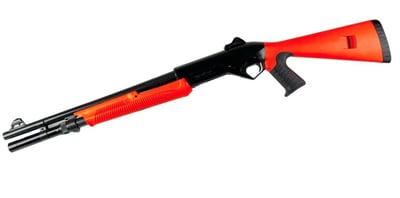 Benelli Super Nova 12Ga Tactical Shotgun w/ Orange Less Lethal Stock, Forend & Pistol Grip - $599.98 