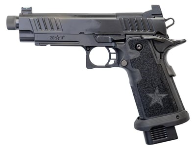 Staccato 2011 P OR 9mm, 4.4" Threaded Barrel, FO Front, Black, 17rd/20rd - $2799 + Free Shipping