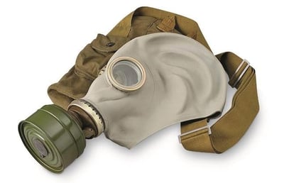 Russian Military Surplus Gas Mask with Filter and Bag, New - $15.29 (Buyer’s Club price shown - all club orders over $49 ship FREE)