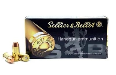 Sellier & Bellot 40 S&W 180 Grain FMJ 1000 Rounds - $334.99