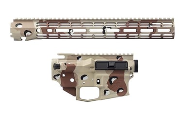 M4E1 Builder Set w/ 15" ATLAS R-ONE M-LOK Handguard - Chocolate Chip Camo - $549.99  (Free Shipping over $100)