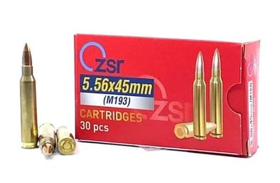 ZSR Ammunition 5.56x45mm M193 55 Grain FMJ 600 Rounds - $222 