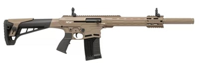GForce GF12AR12 12 Gauge Semi-Auto Shotgun Cerakote FDE 5rd 18.5" - $259.98 ($12.99 Flat S/H on Firearms)