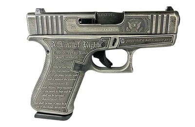 Glock 43X Gen 4 "Trump" 9mm 3.4" Barrel 10rd - $579.99
