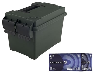Brownells 22LR 40Gr LRN 2400 Rnds (3x800 Rnds) w/ Four Ammo Cans - $174.97 after code "CART20" (Free S/H over $99)