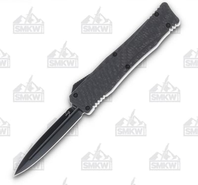 Boker Plus Lhotak OTF Automatic Knife Dagger Blade Carbon Fiber SMKW Exclusive - $94.88 (Free S/H over $75, excl. ammo)