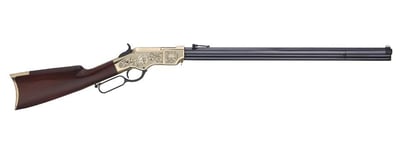HENRY Deluxe Engraved 25th Anniversary 44-40 Winchester 24.5" 13rd Lever Action Rifle - Black - $3019.94 (Free S/H on Firearms)