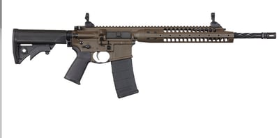 SALE PRICE NEW LWRC ICA5RPBC16 Individual Carbine A5 5.56x45mm NATO 16.10" 30+1 Patriot Brown Black Adjustable Stock Black Magpul MOE+ Grip - NO SALES TAX, NO CC FEES $2369.99
