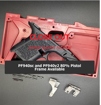 Full size and subcompact P80 80% frames in stock - $189.99