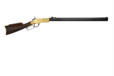 SALE PRICE TODAY ONLY Henry H011C Original Henry Rifle 45 Colt (LC) Caliber with 13+1 Capacity, 24.50" Blued Barrel, Polished Brass Metal Finish & Fancy American Walnut Stock, Right Hand (Full Size) - $2204.95 