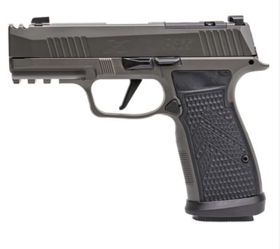 Sig Sauer 365AXGCA9LEGION10 P365 AXG Legion Compact Frame 9mm Luger 10+1 3.10" Black Carbon Steel Barrel, Legion Gray Cerakote Optic Ready/Serrated Stainless Steel Slide & Frame w/Beavertail & Picatinny Rail, Black G10 Chev - $1104.99 