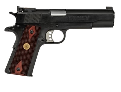 Colt Mfg O5873A1 1911 Government Gold Cup National Match 38 Super 9+1 5" Stainless National Match Barrel Blued Serrated Steel Slide & Frame With Beavertail Double Diamond Checkered Rosewood Grip Ambidextrous - $1258.53