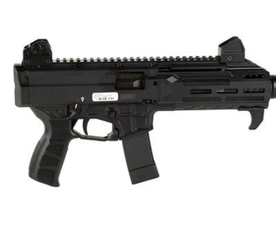 SALE PRICE CZ-USA 91421 Scorpion 3+ 9mm Luger Caliber with 7.80" Threaded Barrel, 20+1 Capacity, Overall Black Finish & Polymer Receiver/Grip - $889 