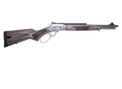 SALE TODAY ONLY COLLECTIBLE 1 OF 300MADE MARLIN CNCMAR44 Marlin 1894 Wild Boar 44 Mag 8+1 16" Polished Threaded Barrel, Polished Engraved w/Wild Boar Stainless Steel Receiver w/Picatinny Rail Receiver, Gray Fixed Laminate Stock - NO SALES TAX-1929 - $1869
