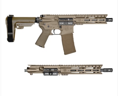 In stock Diamondback DB195AK061 DB15 5.56/300BLK 30rd 7"/10" Black Nitride Flat Dark Earth Flat Dark Earth Magpul Grip - $899 