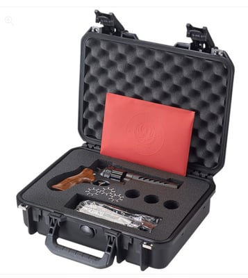 Ruger 5065 Super GP100 357 Mag/38 Special 8rd 5.50" Matte Black PVD Half-Lug Ported Barrel, Matte Black PVD Cylinder, Matte Black PVD Stainless Steel Frame, Hogue, Hardwood GripNo sales tax No cc fees Flat rate shipping lower 48states - $1699 