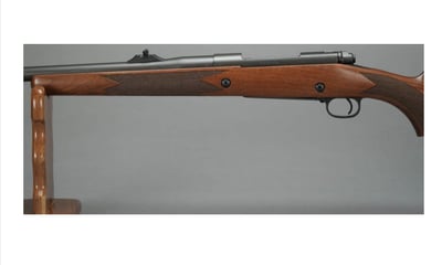 SALE TODAY ONLY Winchester Repeating Arms 535204161 Model 70 Safari Express FullSize 375 H&H Mag 3+1 24" Matte Blued Free Floating Steel Barrel, Matte Blued Steel Drilled & Tapped Receiver, Satin Walnut Fixed w/Deluxe Cheek Piece Stock, Right Hand - $1629