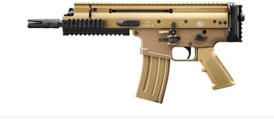 SALE TODAY ONLY FN 38-101245 SCAR 15P 5.56x45mm 10+1 7.50" Black Anodized Chrome Lined Steel Barrel, Flat Dark Earth Anodized Aluminum Picatinny Rail Receiver, FDE Polymer Grip, Ambidextrous - $2079.97- No sales tax, NO CC FEES 