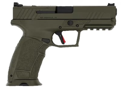 Tisas PX-9 Gen 3 Duty 4.11" Barrel 9mm 20 Round Mag Optic Cut, Fiber Optic Front Sight, OD Green - $249.99 