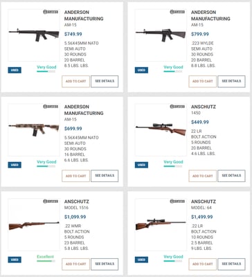Free Shipping On Used Firearms 2/13 – 2/14 - No Code Needed  ($7.99 Shipping On Firearms)