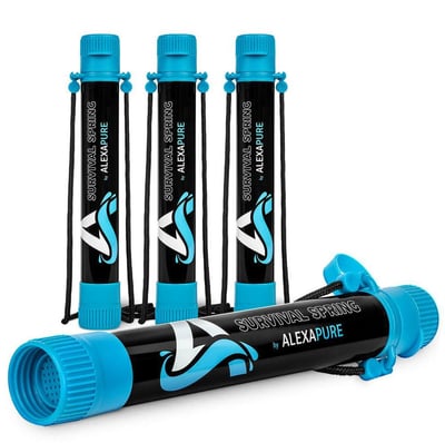 Survival Spring Personal Water Filter (4 pack) - $54.45