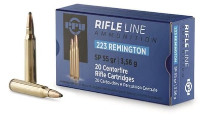 PPU Rifle Line .223 Remington SP 55 Grains 20 Rounds - $11.87 (Buyer’s Club price shown - all club orders over $49 ship FREE)