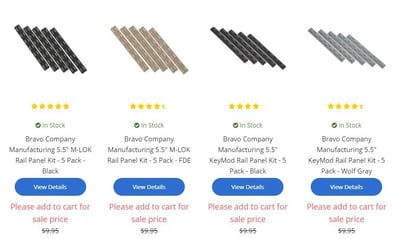 All BCM Rail Covers on Sale