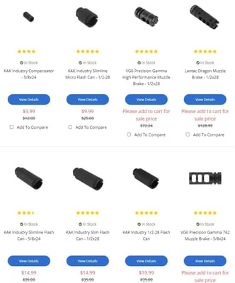  All Muzzle Device Products on Sale
