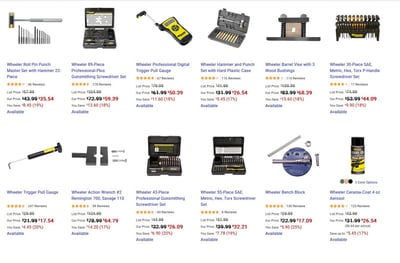 All Wheeler Engineering Gunsmithing Tools on Sale