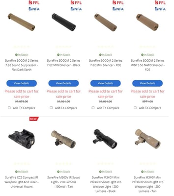 All Surefire Products on Sale