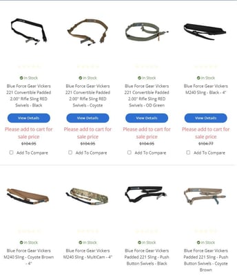 All Sling Products on Sale