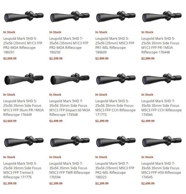 Leupold Mark 5HD Riflescopes on Sale