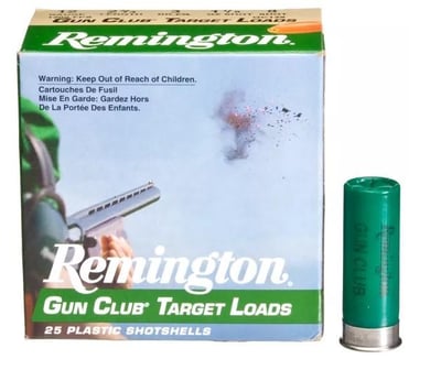 Remington Gun Club Target Loads - 20 Ga. - #7.5 Shot - 25 Rounds - $10.99 (Free S/H over $50)