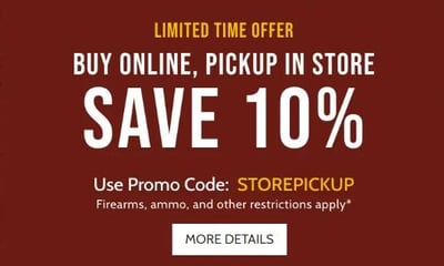 10% Off Sitewide + Free Shipping w/Code "STOREPICKUP" (Free S/H over $50)